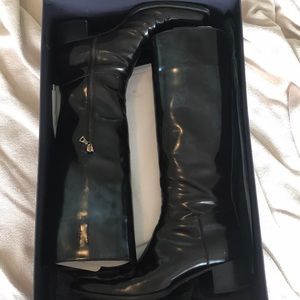 Prada riding boots!
